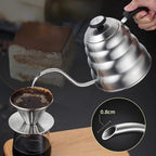 Professional Hand - Brewed Coffee Kettle with Thermometer l Hand Brewed Coffee Maker - GiftMira