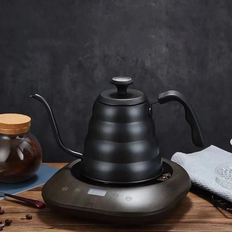 Professional Hand - Brewed Coffee Kettle with Thermometer l Hand Brewed Coffee Maker - GiftMira