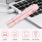 PureGlide 2 in 1 Electric Bikini Trimmer Shaver for Women, Dual Head Wet & Dry Hair Razor Waterproof with Detachable Heads - GiftMira