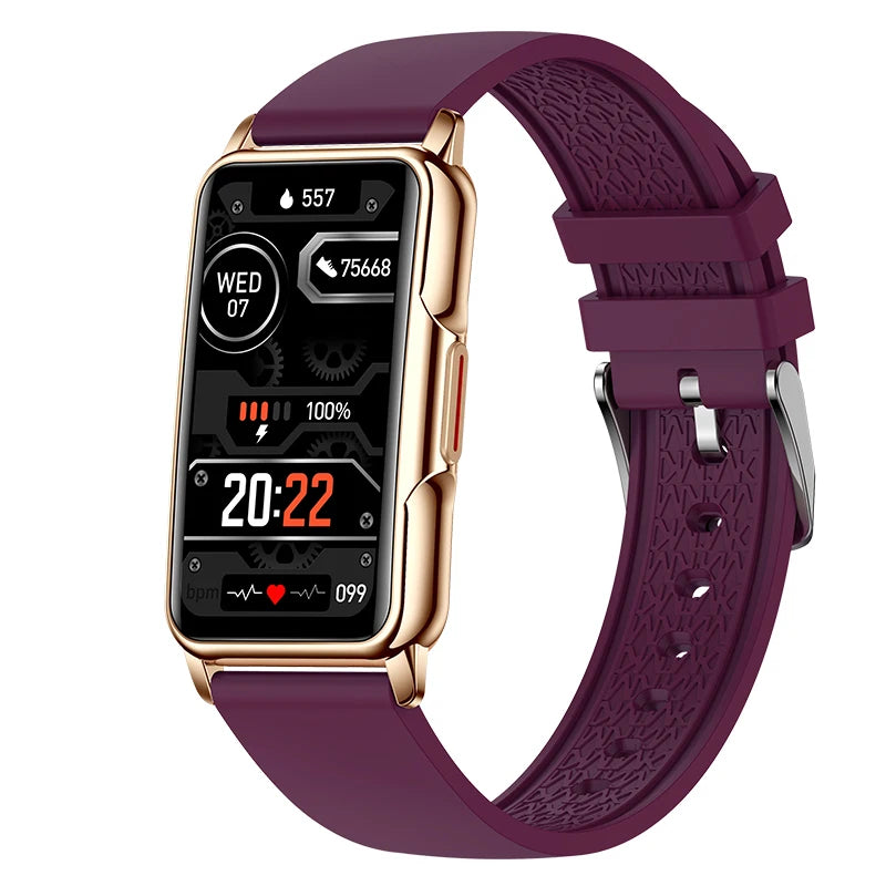 Ultra-Thin Fitness Tracker Smart Band - 1.47-Inch GPS Smartwatch IP67 Waterproof