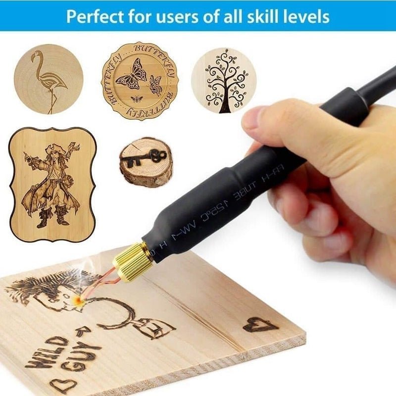 PyroMaster - Professional Wood Burning Kit for Artists and Crafters - Best Wood Burning Tool - GiftMira