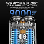 R - 18 Electric Smart Shaver - Mini Dual Blade Rechargeable Travel Shaver - GiftMira
