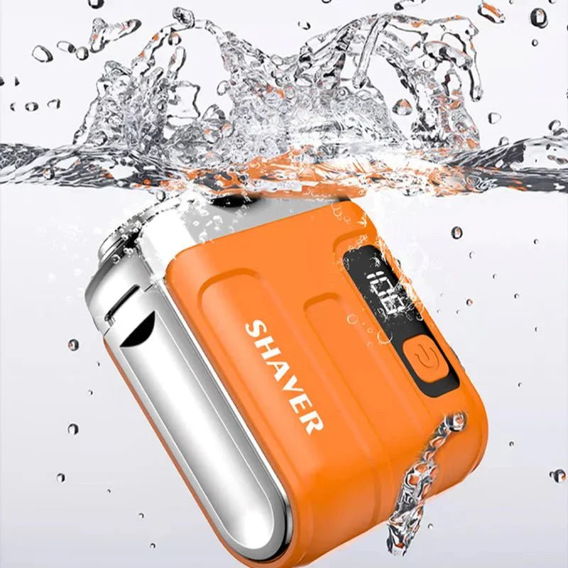 R - 18 Electric Smart Shaver - Mini Dual Blade Rechargeable Travel Shaver - GiftMira