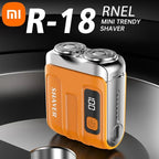 R - 18 Electric Smart Shaver - Mini Dual Blade Rechargeable Travel Shaver - GiftMira