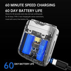 R - 18 Electric Smart Shaver - Mini Dual Blade Rechargeable Travel Shaver - GiftMira