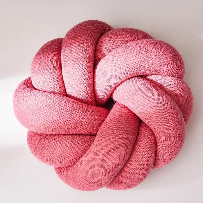 Regina Cotton DIY Hand Knot Back Cushion – Cozy Decorative Lumbar Pillow - GiftMira
