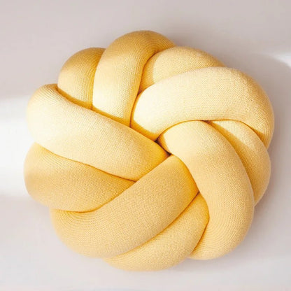 Regina Cotton DIY Hand Knot Back Cushion – Cozy Decorative Lumbar Pillow - GiftMira