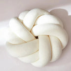 Regina Cotton DIY Hand Knot Back Cushion – Cozy Decorative Lumbar Pillow - GiftMira