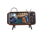 Retro Mini TV Bluetooth Speaker & Phone Holder | 2 - in - 1 Portable Wireless Audio - GiftMira