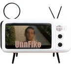 Retro Mini TV Bluetooth Speaker & Phone Holder | 2 - in - 1 Portable Wireless Audio - GiftMira