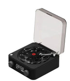 Retro Turntable Bluetooth 5.0 Speaker with RGB Ambient Light and Nature Sounds - GiftMira
