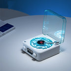 Retro Turntable Bluetooth 5.0 Speaker with RGB Ambient Light and Nature Sounds - GiftMira