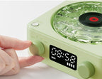 Retro Turntable Bluetooth 5.0 Speaker with RGB Ambient Light and Nature Sounds - GiftMira