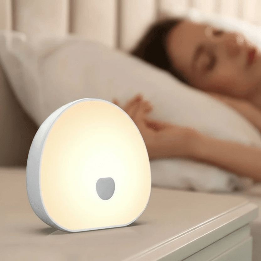 RGB Sleep White Noise Machine: Rechargeable LED Night Light & Relaxing Audio - GiftMira