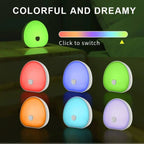 RGB Sleep White Noise Machine: Rechargeable LED Night Light & Relaxing Audio - GiftMira