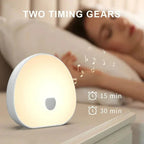 RGB Sleep White Noise Machine: Rechargeable LED Night Light & Relaxing Audio - GiftMira