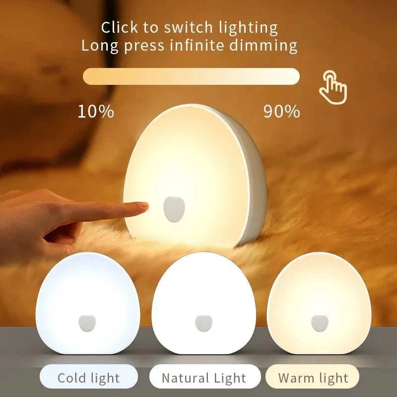 RGB Sleep White Noise Machine: Rechargeable LED Night Light & Relaxing Audio - GiftMira