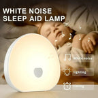 RGB Sleep White Noise Machine: Rechargeable LED Night Light & Relaxing Audio - GiftMira