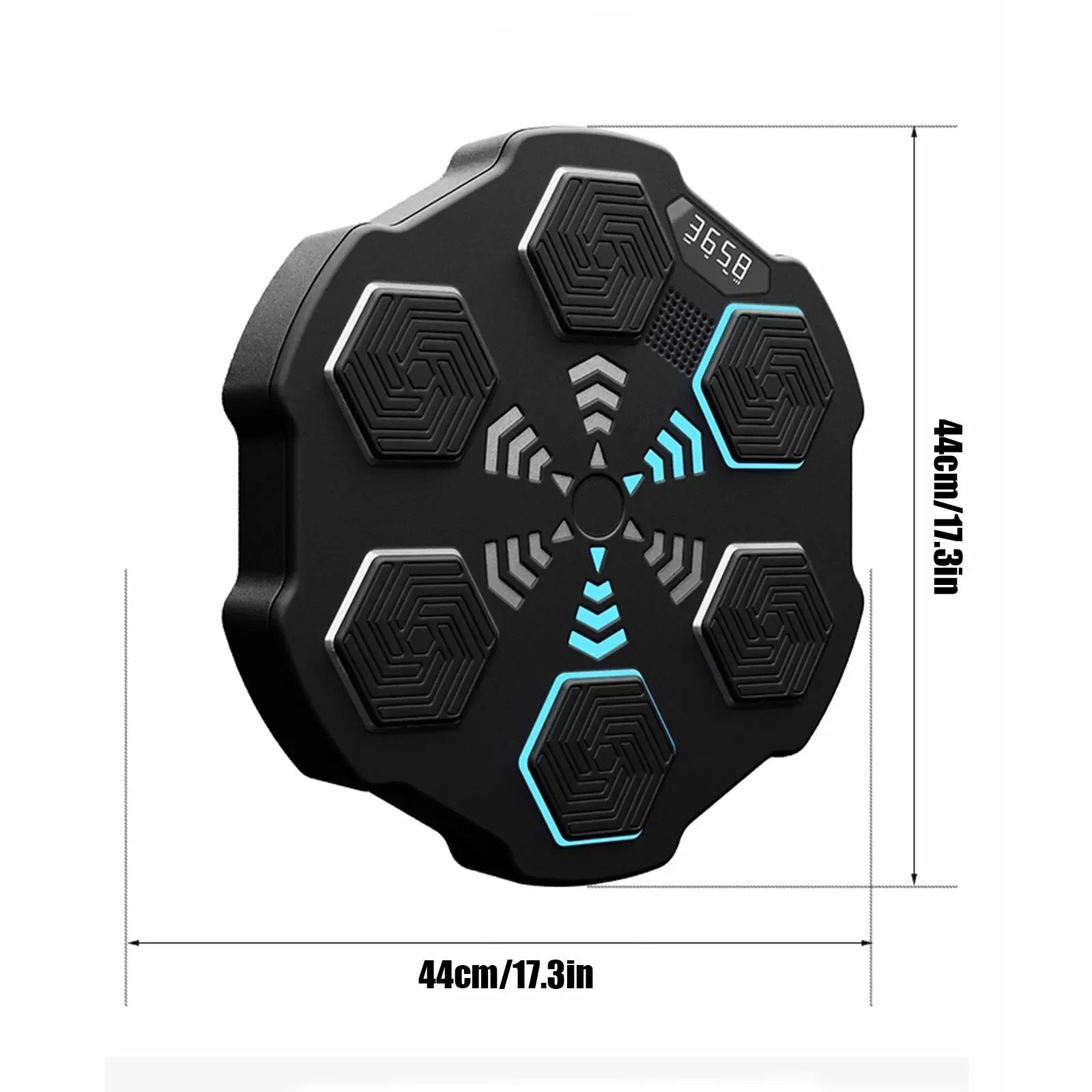 RhythmStrike: LED Music Boxing Machine with Gloves - GiftMira