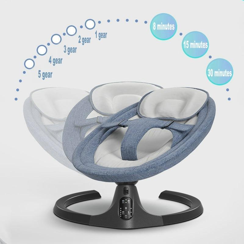 Rocky Smart Baby Swing - Bluetooth Rocker Lounger | Perfect Gift for New Parents - GiftMira