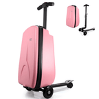 Scooter Suitcase - Best Rolling Detachable Luggage with Built - in Skateboard for Travel - GiftMira