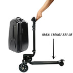 Scooter Suitcase - Best Rolling Detachable Luggage with Built - in Skateboard for Travel - GiftMira