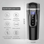 Self - Heating Smart Coffee Mug Temperature Control LED Display USB - C Rechargeable - GiftMira