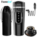 Self - Heating Smart Coffee Mug Temperature Control LED Display USB - C Rechargeable - GiftMira