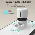 Smart Pet Feeder 4L Automatic Cat & Dog Food Dispenser with Dual HD Cameras WiFi 2 - Way Audio Night Vision - GiftMira