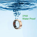 Smart Ring Activity Tracker NFC – Sleep Fitness Tracker Ring, IP68 Waterproof, HR SpO2, iOS Android - GiftMira