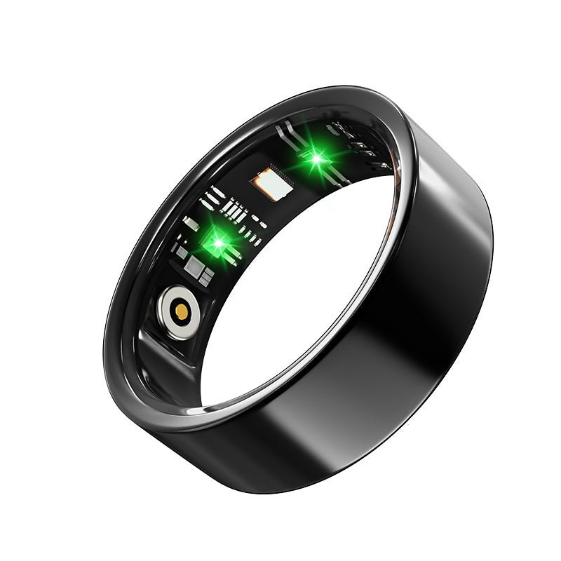 Smart Ring Activity Tracker NFC – Sleep Fitness Tracker Ring, IP68 Waterproof, HR SpO2, iOS Android - GiftMira