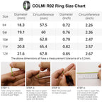 Smart Ring Titanium Steel Health Tracker IP68 3ATM Waterproof Multi Sport Ring - GiftMira
