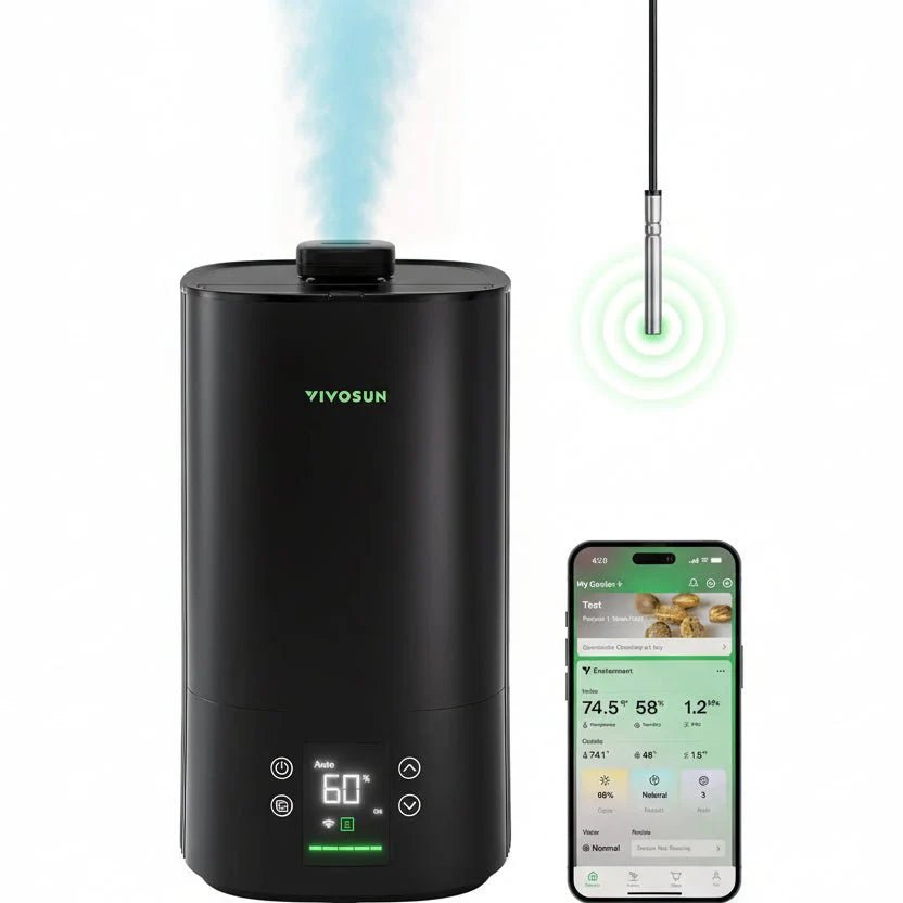 Smart WiFi Plant Humidifier 5L Auto Humidity Sensor App Control Gift for Plant Lovers Houseplants - GiftMira