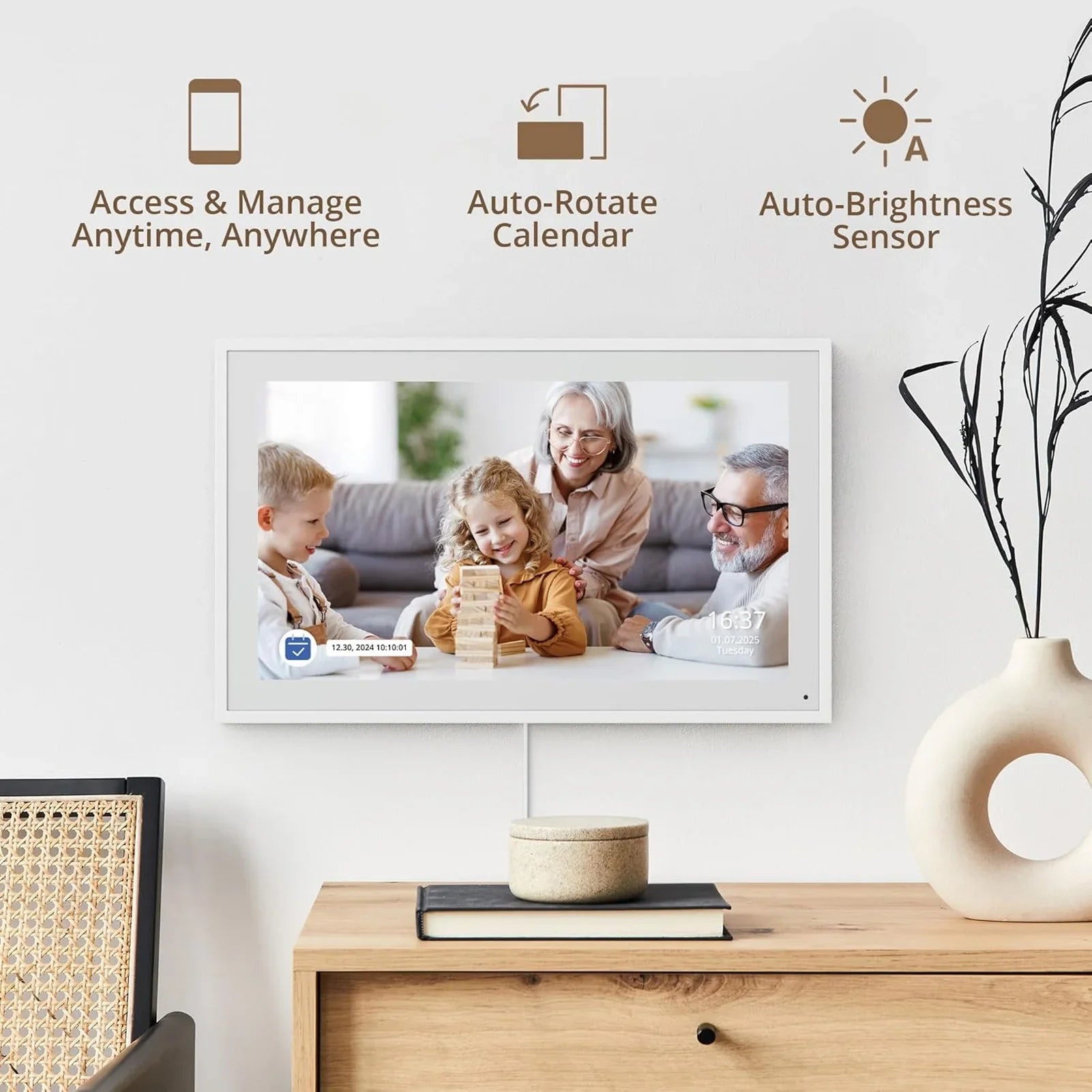 SmartHub 15.6 - Inch Digital Family Calendar | The 2026 Home Command Center - GiftMira