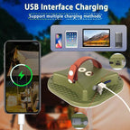 Solar Camping Lantern Rechargeable LED with Power Bank 10000mAh Collapsible Waterproof USB - GiftMira