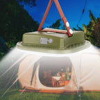 Solar Camping Lantern Rechargeable LED with Power Bank 10000mAh Collapsible Waterproof USB - GiftMira