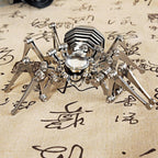 Steampunk Mechanical Spider Clock Metal Desk Sculpture - GiftMira