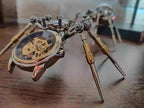 Steampunk Mechanical Spider Clock Metal Desk Sculpture - GiftMira