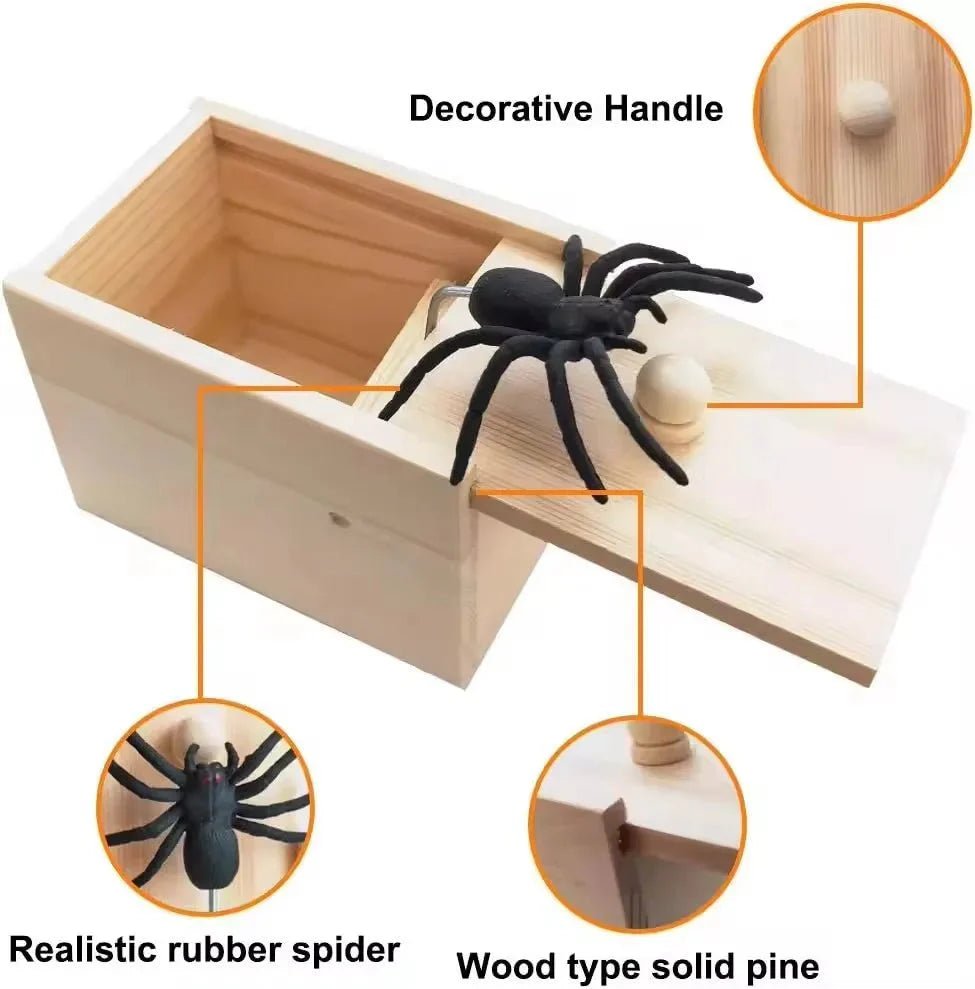 Surprise Spider Joke Box: Funny Prank Toy - GiftMira