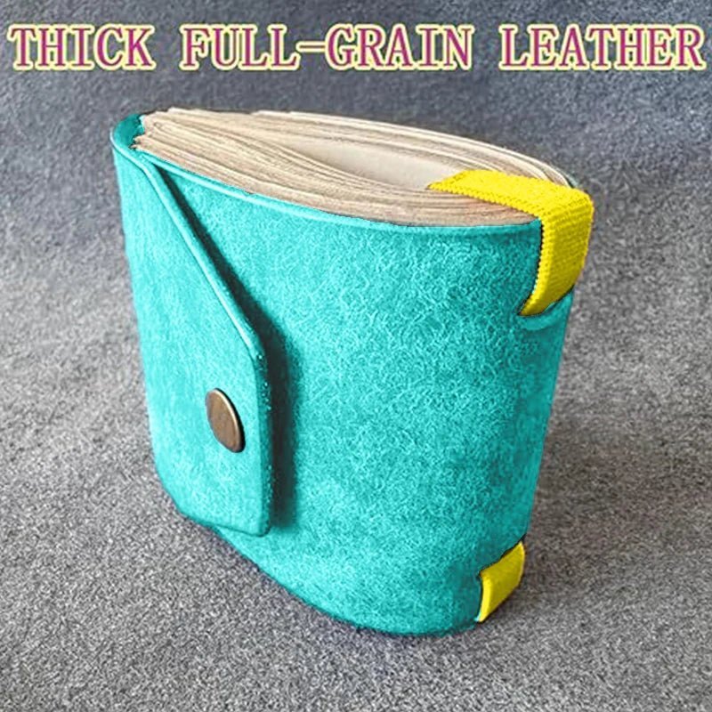 The Cash Wrap Leather Wallet – Luxury Compact Money Organizer & Fast Cash Access Holder - GiftMira