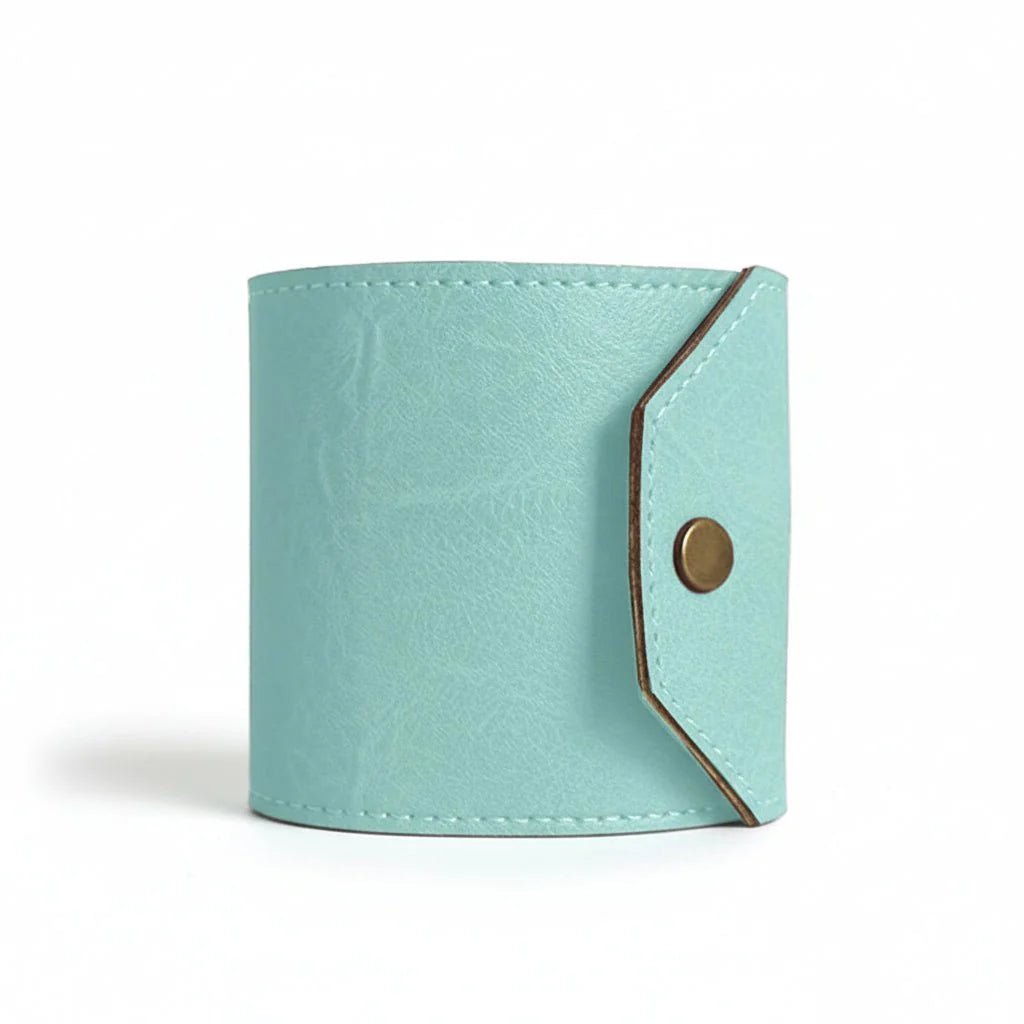 The Cash Wrap Leather Wallet – Luxury Compact Money Organizer & Fast Cash Access Holder - GiftMira