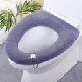 Thicker Bathroom Toilet Seat Cover Pads - Soft Warmer Toilet Seat Cushion - GiftMira