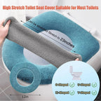 Thicker Bathroom Toilet Seat Cover Pads - Soft Warmer Toilet Seat Cushion - GiftMira