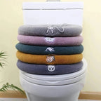 Thicker Bathroom Toilet Seat Cover Pads - Soft Warmer Toilet Seat Cushion - GiftMira