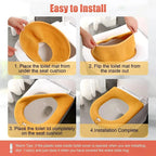 Thicker Bathroom Toilet Seat Cover Pads - Soft Warmer Toilet Seat Cushion - GiftMira