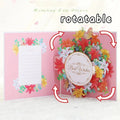 Thoughtful 3D Pop - Up Flower Bouquet Card - Forever Floral Greeting Set - GiftMira
