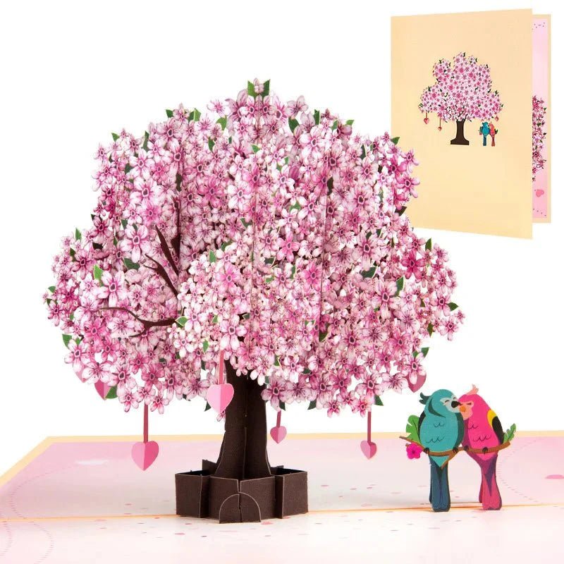 Thoughtful 3D Pop - Up Flower Bouquet Card - Forever Floral Greeting Set - GiftMira