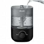 Top - Fill Humidifier 2.5L 360° Nozzle Auto Shut - Off Quiet Cool Mist Baby Bedroom Plants Black - GiftMira