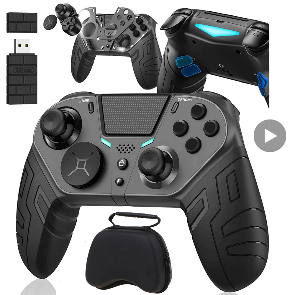 TurboGrip Wireless Gaming Controller – Hall Effect Anti - Drift, 4 Paddles, PC, Switch, Android, iOS - GiftMira