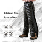 Ultra - Light Thermal Goose Down Pants | Professional Winter Camping & Hiking Trousers - GiftMira
